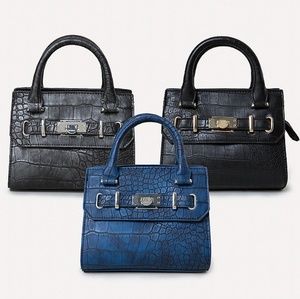 BEBE mini satchel black & gold